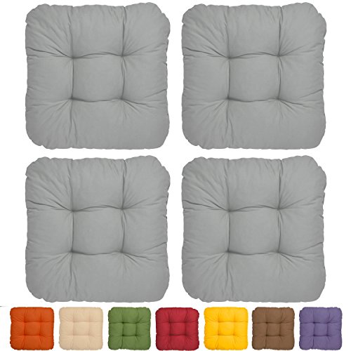 Lot de 4 Galettes de chaise - fauteuil - jardin...