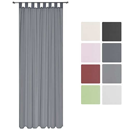 Voilage transparent uni à passants amelie - 140...