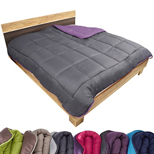 Couette synthétique bicolore réversible spécial...