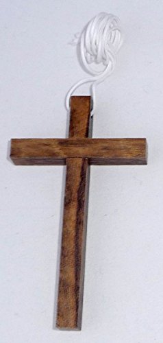 Croix chrétienne en bois à suspendre, 10 x 6 cm...