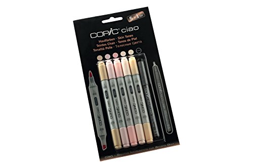 COPIC Copic Ciao Ensemble comprenant Marqueur - Skin Tones (Lot de 5)/ Stylo multiliner 4054718274051 (4054718274051)