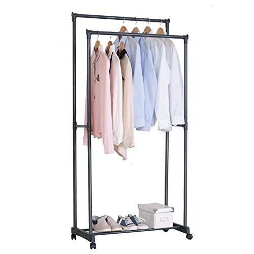 WOLTU SR0004 Penderie à vêtement, Portant au ma...