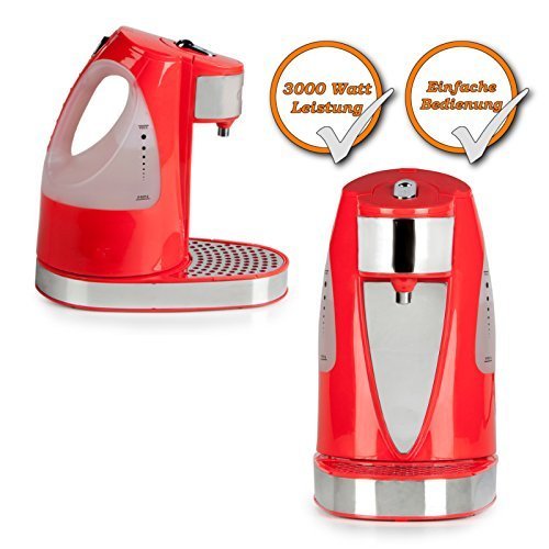 Wasserkocher Express Thé cuisinière, Bouilloire pour 1 tasse (200ml) point d'ébullition de l'eau pour le thé en seulement 45 secondes rouge 4055168077537 (4055168077537)
