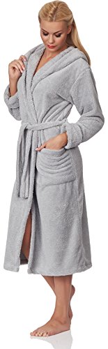 Femmes peignoir de bain avec capuche ursule (gr...