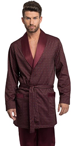 Robe de chambre manuel (rouge sombre, xxl)