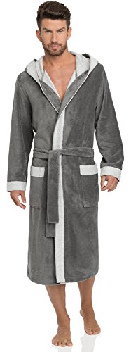 Peignoir homme 13100 (gris/blanc, m)