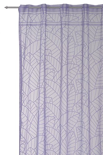 Rideau décoratif Daria avec œillets passe-tring...