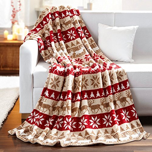 'Couverture plaid Renne 