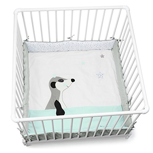 STERNTALER Fond de Parc Blanc/Vert Motif Elvis ...