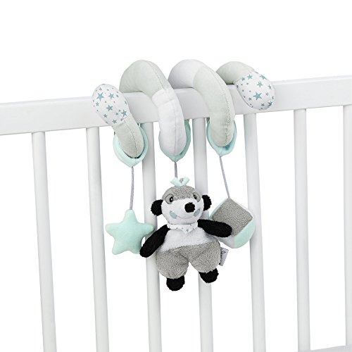 STERNTALER Jouet Spirale en peluche Gris/Vert M...