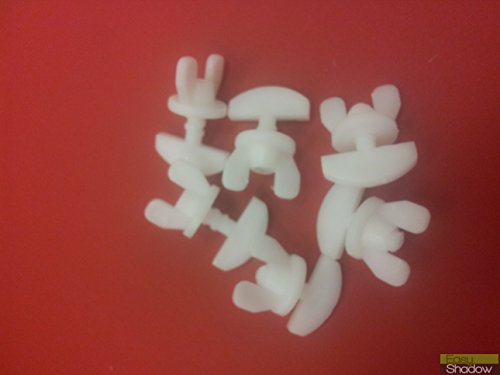 Easy-Shadow Easy-shadow zwischenfeststeller lot de 6 arrêt pour rails de rideaux gardinenbretter rideaux rail de rideaux blanc code EAN 4055653998651 