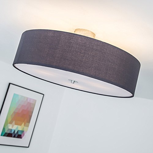 Plafonnier métallique moderne avec abat-jour en...