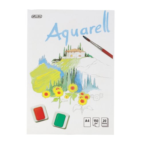 495457 papier aquarelle a4 150 g/m² 20 feuilles...
