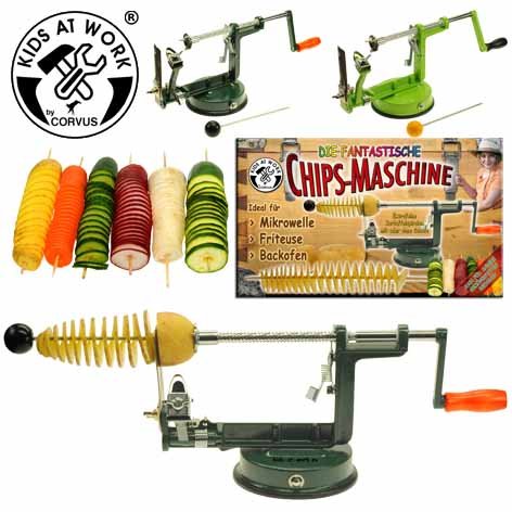 Kids at work trancheuse de pommes de terre pour chips 4056256472456 CORVUS