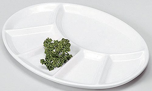 Assiette à fondue, ovale, blanc 28 x 20 cm