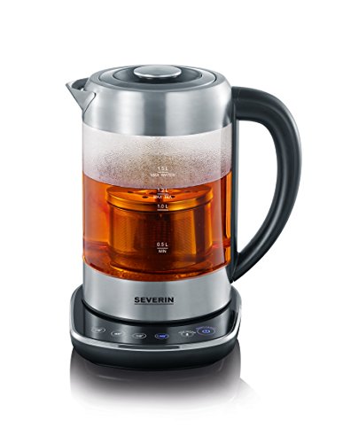 3471 bouilloire eau et thé verre/inox brossé 23...