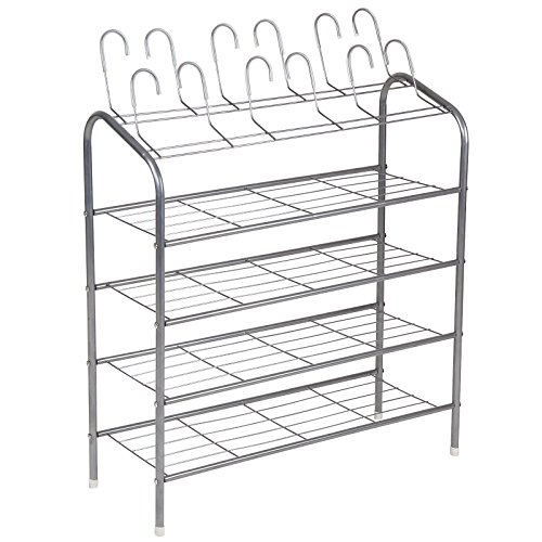 Étagère à chaussures en fer pour 18 paires de c...