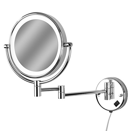 Aquamarin - Double miroir cosmétique mural avec...