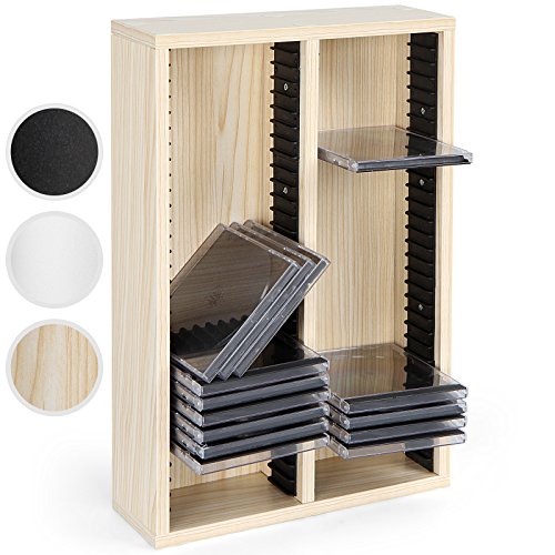 - étagère cd murale en mdf pour 60 cd 28,5/10/4...