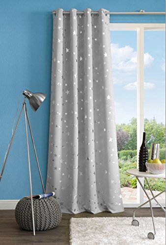 Home Fashion 51079-501 Rideau à œillets, Blanc ...