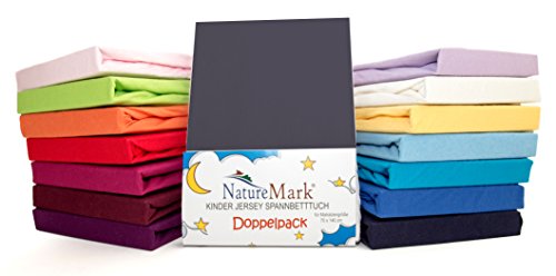 2 Pack économie d'Enfants Drap Housse en Jersey...