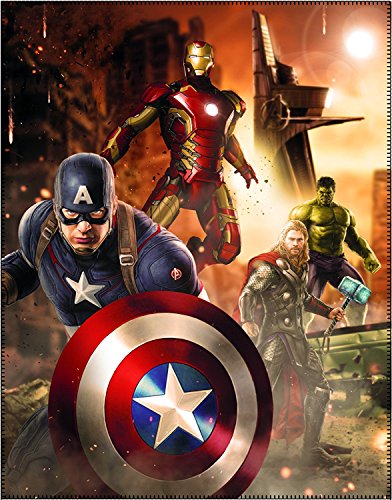 Marvel Avengers Plaid 110 x 140 cm - Nouveau et...