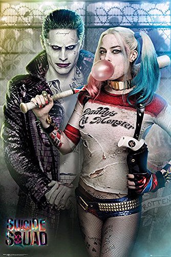 Suicide Squad Poster Joker & Harley Quinn (61cm...