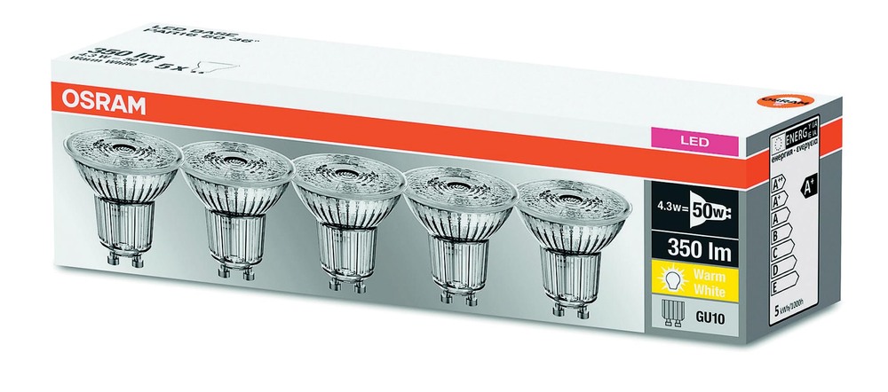 LOT DE 5 SPOTS LED