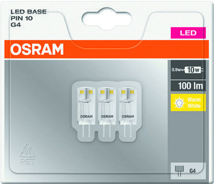 LOT DE 3 AMPOULES LED