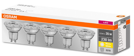 LOT DE 5 SPOTS LED