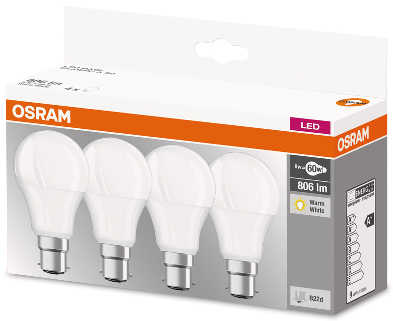 LEDVANCE AMPOULE LED STANDARD 60W B22 LEDVANCE code EAN 4058075819511 