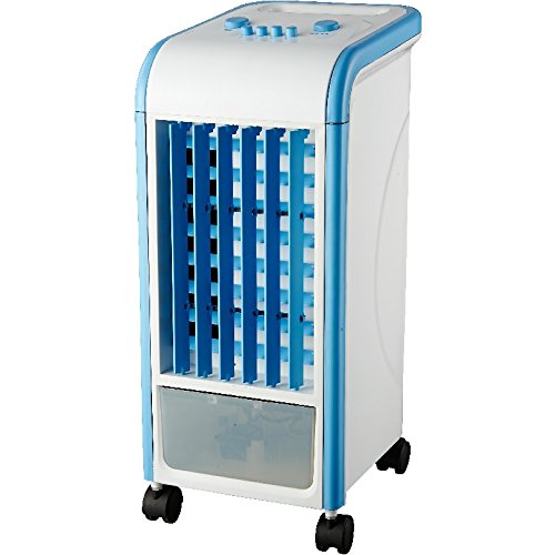 Rafraichisseur d'air 4 en 1 bleu avec réservoir...