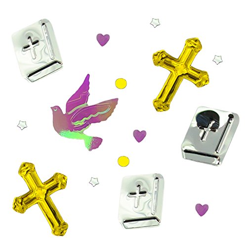 Confettis croix bible étoiles le cœur mix litiè...