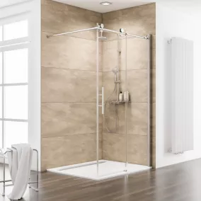 Porte de douche coulis. 120 cm Walk In coulissant, Schulte Masterclass 4060991028885 Porte de douche coulis. 120 cm Walk In coulissant, Schulte Masterclass 4060991028885