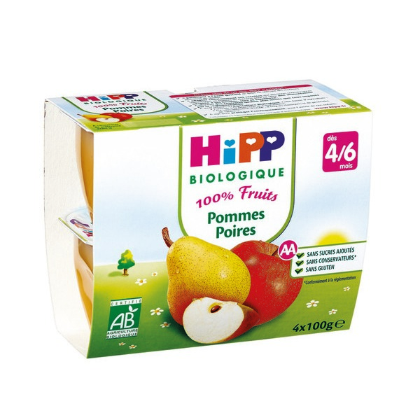 hipp-biologique COMPOTES HIPP BIOLOGIQUE** code EAN 4062300011311 