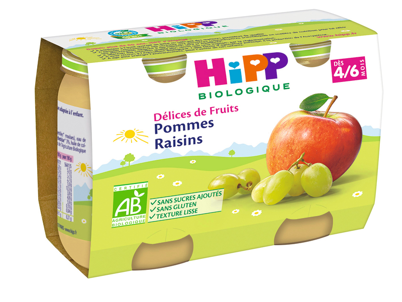 POTS POMMES RAISINS Hipp