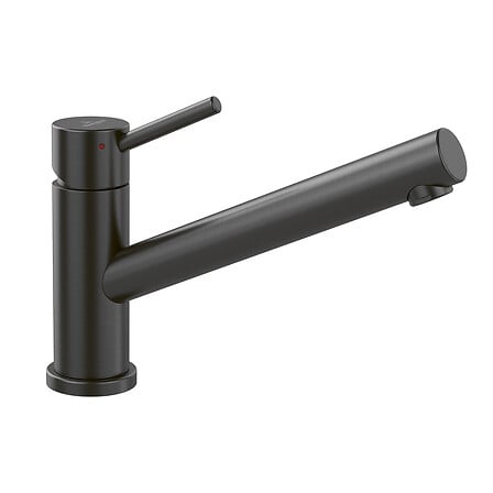 Robinet cuisine Como, anthracite, Sans nettoyant