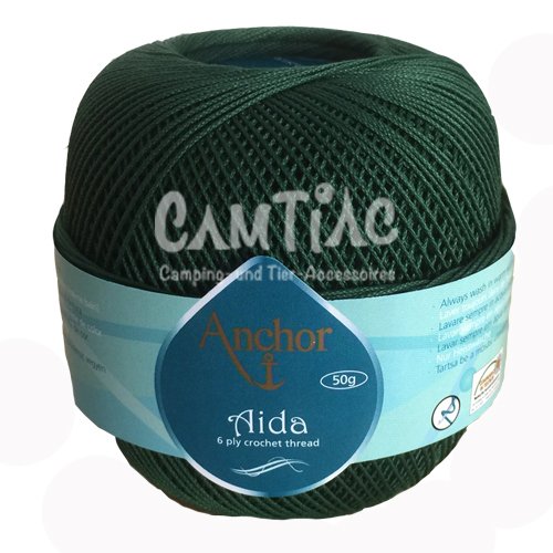Aida 4 x 50g stärke10 fb. 00218 vert foncé