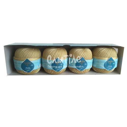 Crochet fil Anchor Aida Épaisseur 10 4 x 50g FB...