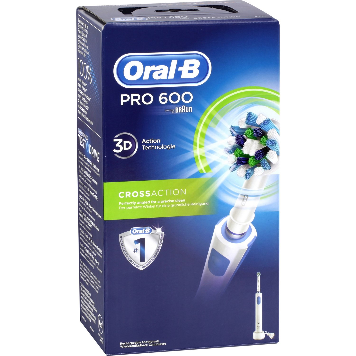 Brosse à dents électrique Pro 600 CrossAction ORAL B ORAL B  4210201096269