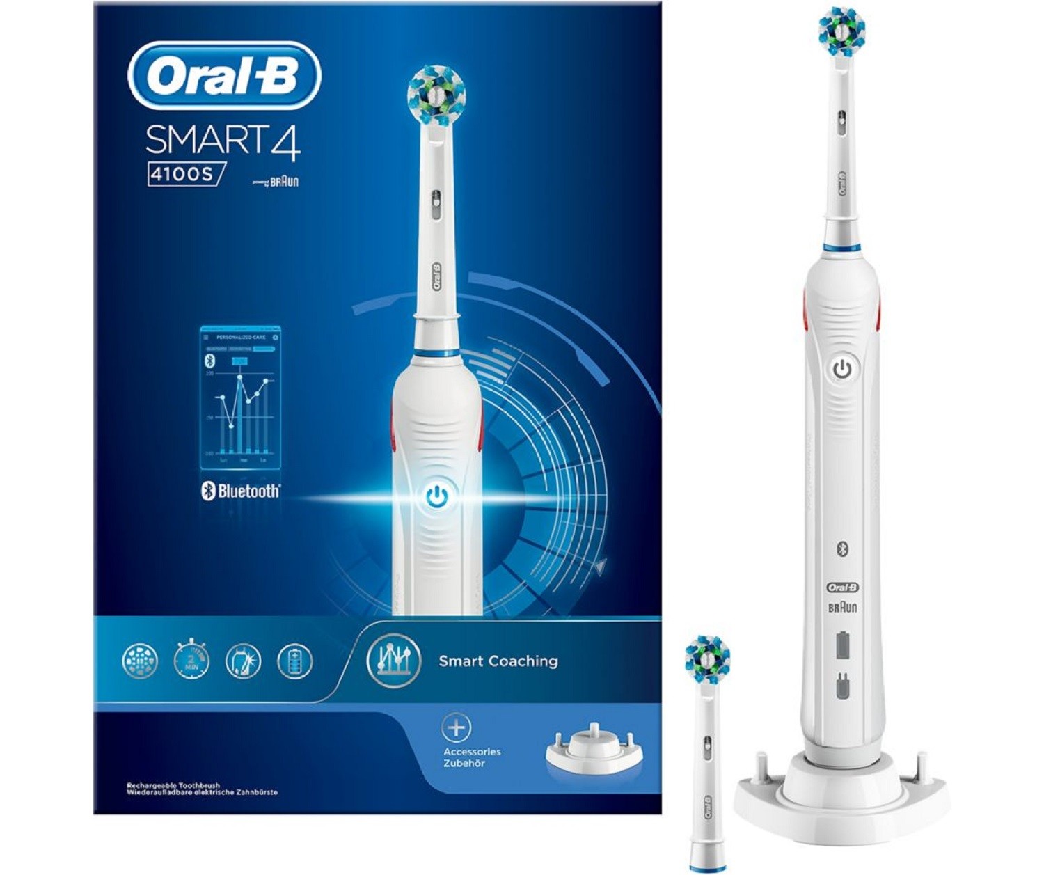 Brosse à dents électrique Smart series 4100S bl...