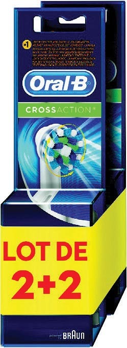 BROSSETTES POUR BROSSE À DENTS ÉLECTRIQUE “ORAL B”
