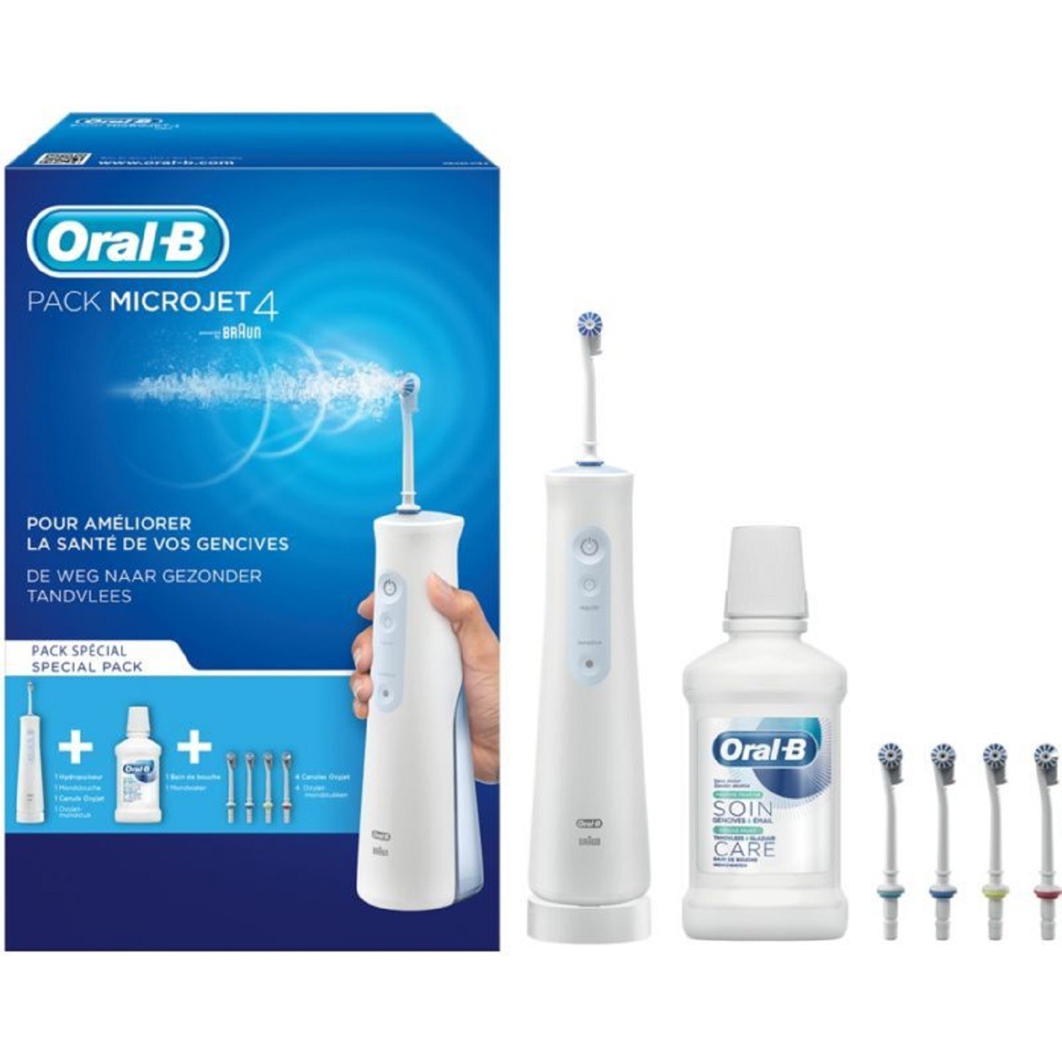 ORAL-B Combiné dentaire Hydropulseur Microjet 4...