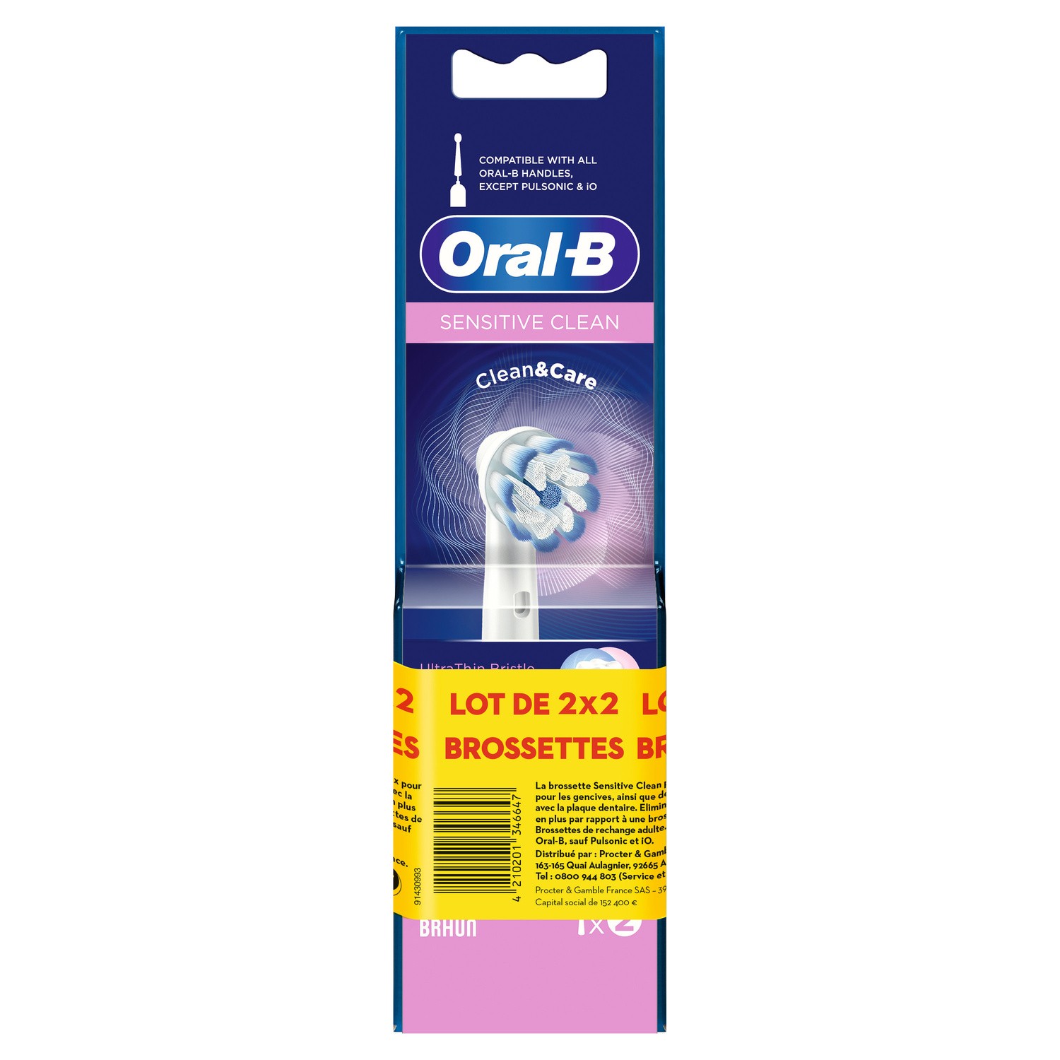 Brossette sensitive clean ORAL-B
