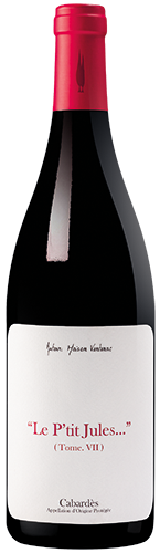IL ÉTAIT UNE FOIS VENTENAC AOP CABARDÈS ROUGE 2021 CUVÉE LE P’TIT JULES code EAN 4210603 