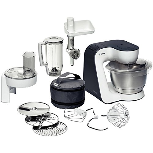 Mum52131 robot kitchen machine compacte blanc/gris