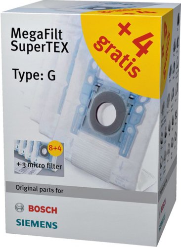 / siemens lot de 12 sacs d'aspirateur type g po...