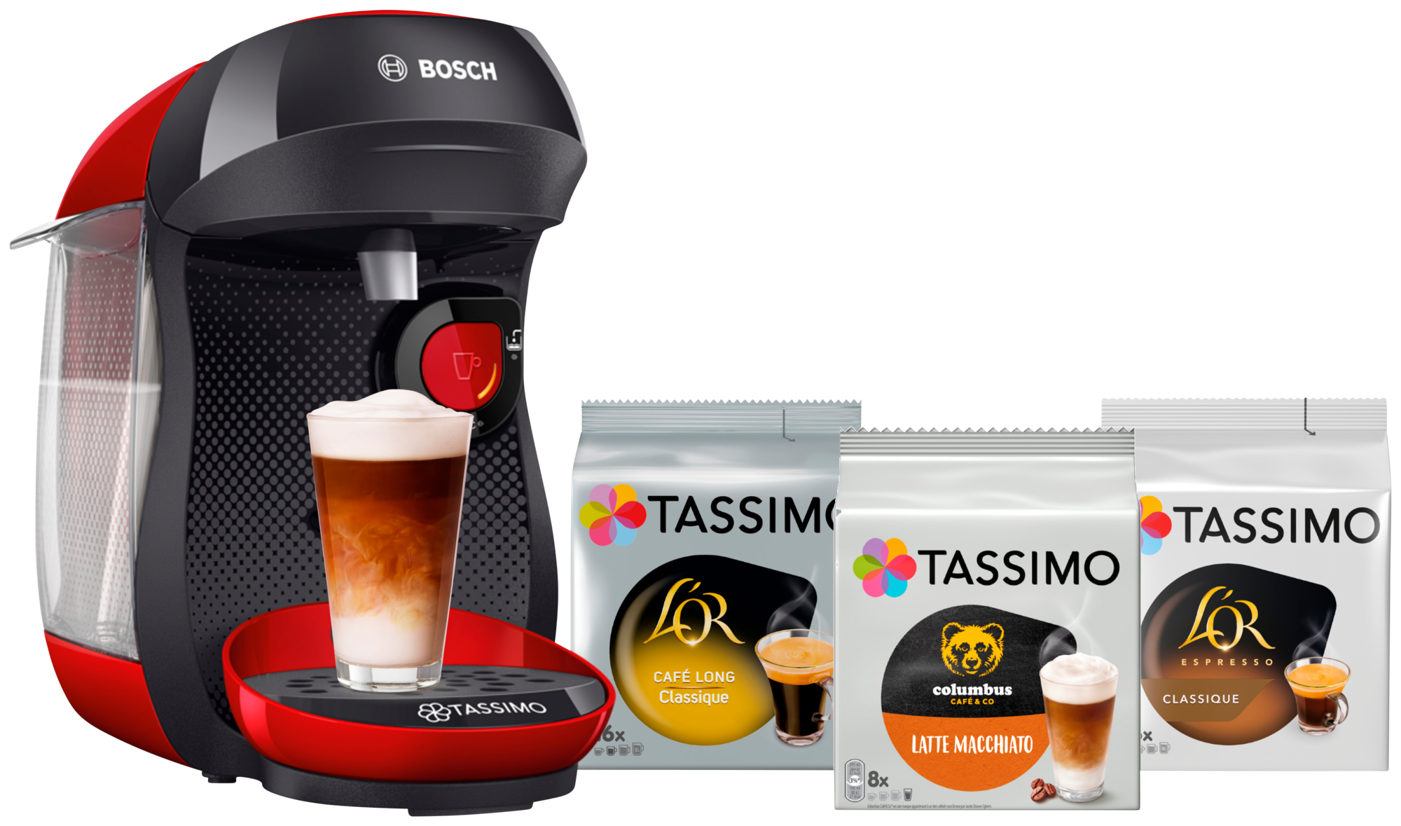 BOSCH PACK MACHINE A DOSETTE TASSIMO + DOSETTES code EAN 4242005527618 