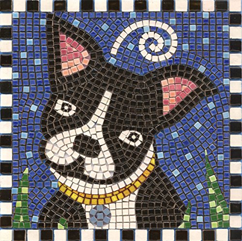 kit de mosaïque, 20x20cm, Chien - Boston Terrier