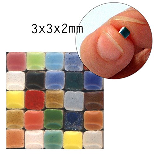 Mini Mosaïque (3x3x2mm), 500 tesselles, Multico...